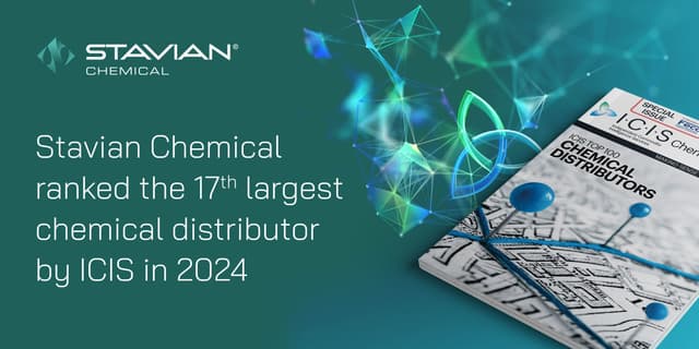 Stavian Chemical Ranks 17th in ICIS Top 100, Signaling Strong Growth Amid Global Market Challenges