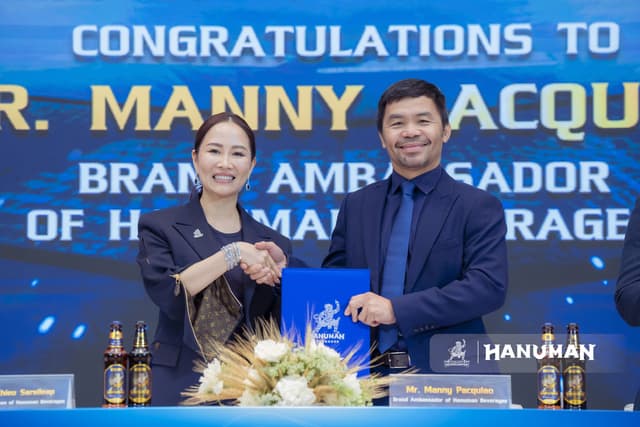 Hanuman Beverages Strikes Gold with Boxing Icon Manny Pacquiao!