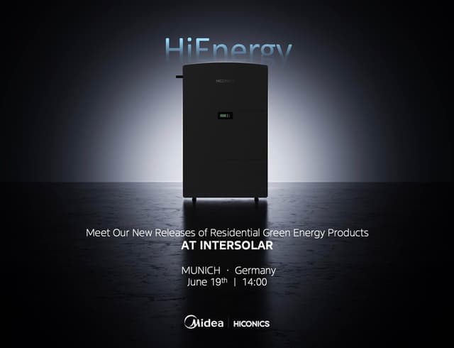 Intersolar Europe 2024: Discover Hiconics' Innovative Residential Green Energy ODM Solution