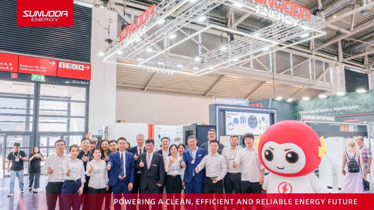 Sunwoda Supports Europe's Green Development with Sustainable Energy Storage Solutions and Industry Chain Layout at Intersolar Europe 2024