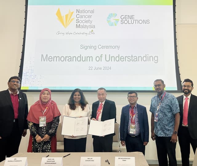 National Cancer Society Malaysia and Gene Solutions Forge Partnership to Expand Multi-Cancer Early Detection Awareness and Access