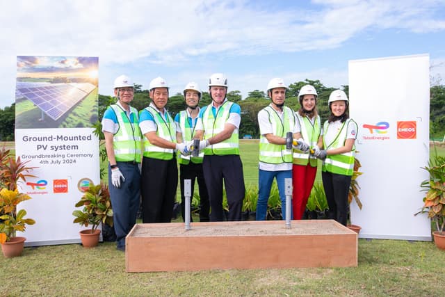 TotalEnergies ENEOS celebrates groundbreaking for its first Ground-mounted project in Singapore with Tanah Merah Country Club, one of the leading golf clubs in Asia