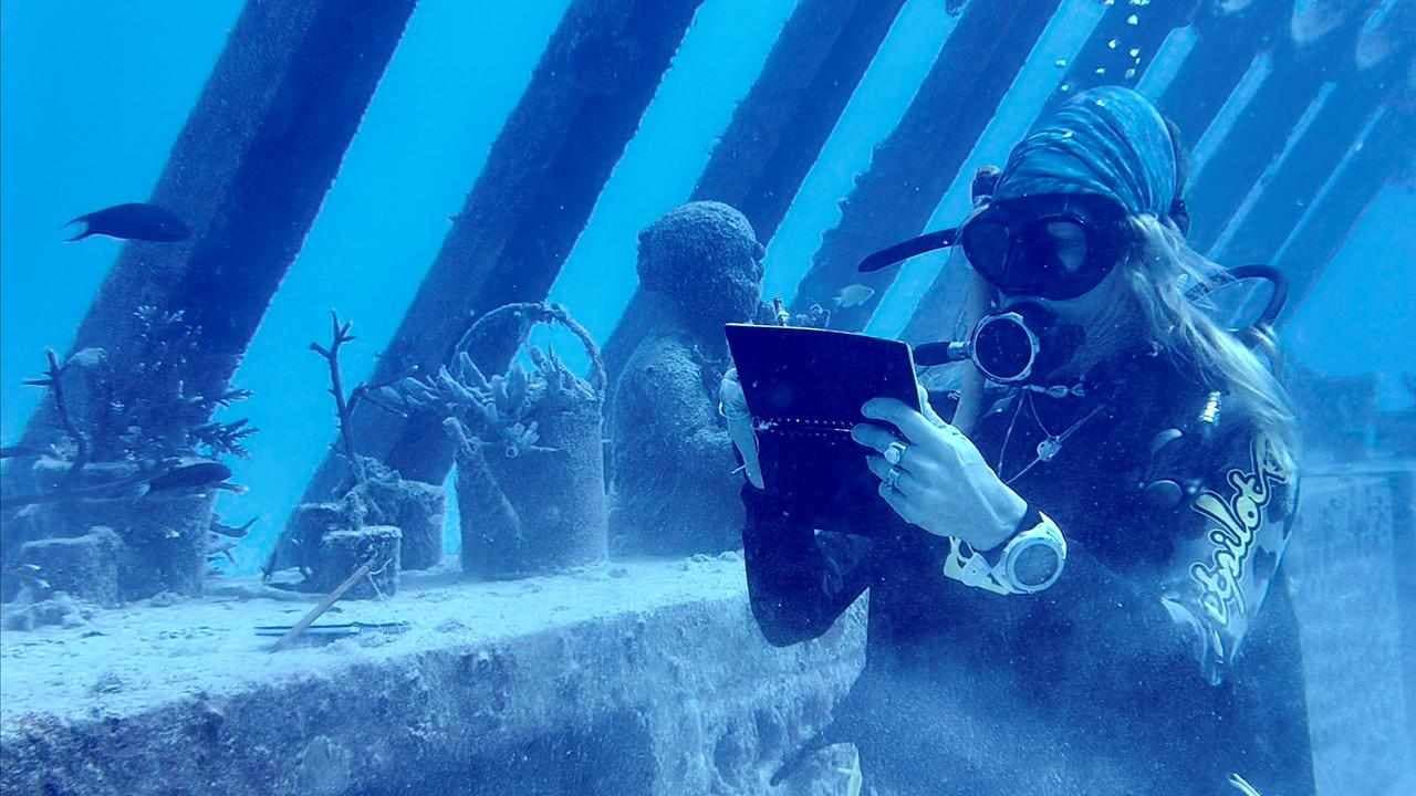 Scuba artists take a deep dive to draw inspiration