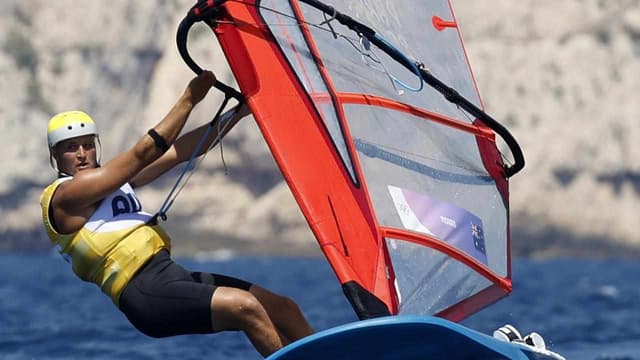 Morris magic as windsurfer locks in Olympic medal