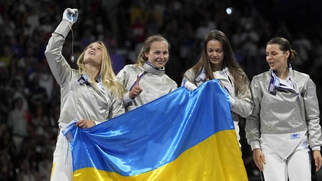 Ukraine wins first Paris gold in women's fencing