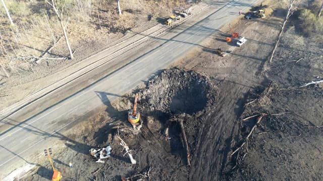 'Like a missile': fatal crash road reopens after blast