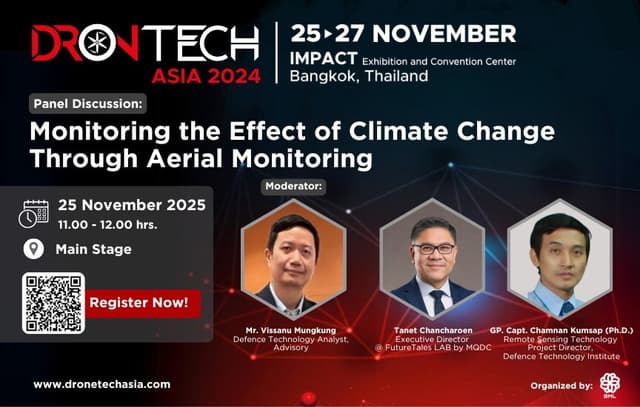 EXPLORE THE FUTURE OF DRONE APPLICATIONS AT DRONTECH ASIA'S INTERNATIONAL CONFERENCE 25-27 NOVEMBER 2024