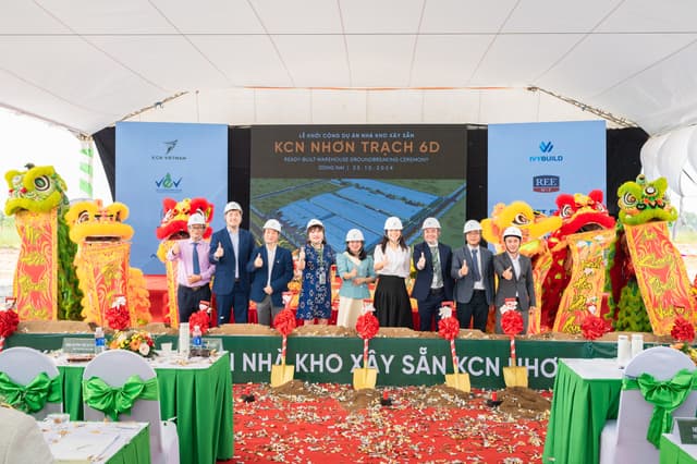 KCN Vietnam breaks ground on 100,000 sqm LEED-Certified warehouse project in Nhon Trach, Dong Nai