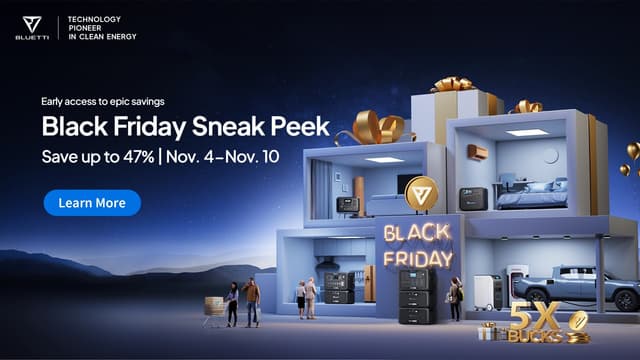BLUETTI Unveils Exclusive Portable Power Deals and New Product Releases for Black Friday 2024