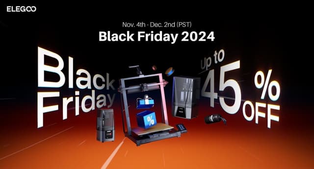 Elegoo Rolls Out Black Friday Deals on Popular 3D Printers