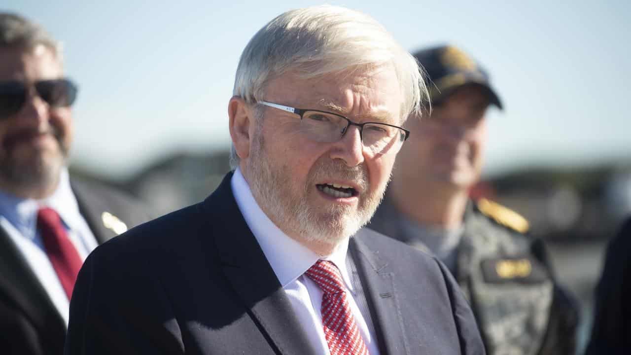 Trump will 'hopefully' forgive Kevin Rudd: opposition