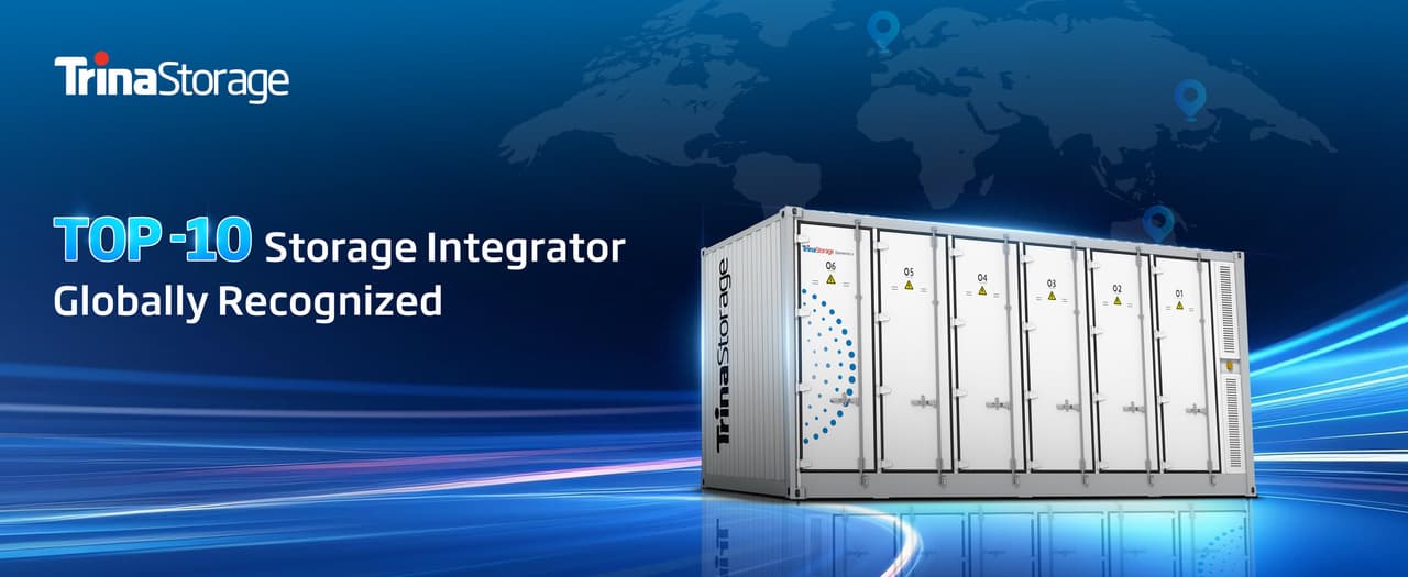 Trina Storage Ranked Top 10 by S&P Global Commodity Insights for Global Energy Storage Delivery Capability