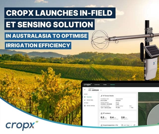 CropX Launches a New Era of Sustainable Irrigation in Australia