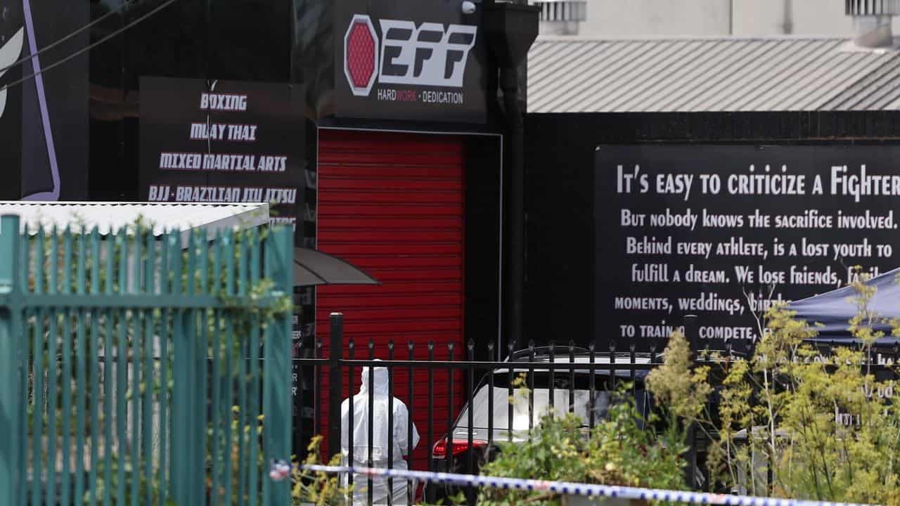 'He started shooting': child recounts gym murder