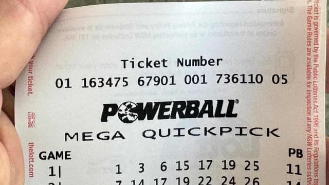 Grandparents, mystery Melbournite split $100m Powerball