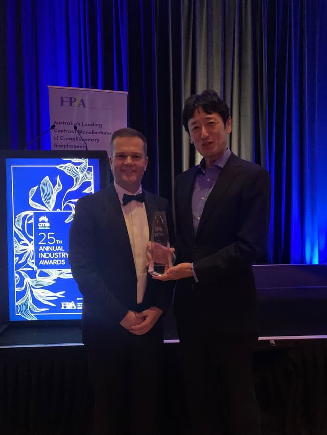 KANEKA UBIQUINOL™ AWARDED PRESTIGIOUS COMPLEMENTARY MEDICINES AUSTRALIA RAW MATERIAL SUPPLIER OF THE YEAR AWARD 2024