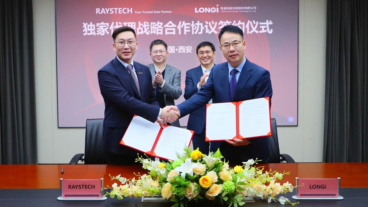LONGi and Raystech Announce Exclusive Strategic Partnership to Transform Australia's Solar Market