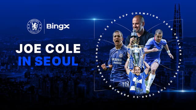 BingX Invites Chelsea Legends Joe Cole and Ji So-Yun to Empower Football Enthusiasts in Seoul
