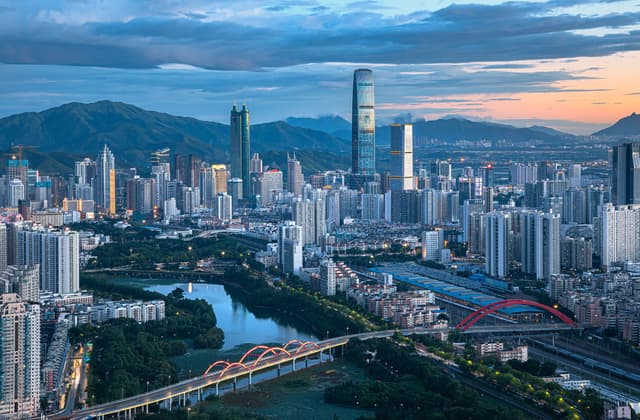 District neighboring Hong Kong attracts global investment for commerce, trade, and cultural tourism