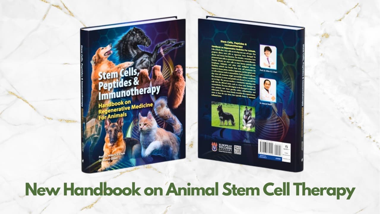 World's 1st Stem Cell Book on Animals, Reveals How to Extend the Lives of Pets