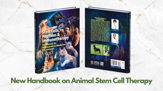 World's 1st Stem Cell Book on Animals, Reveals How to Extend the Lives of Pets