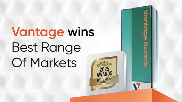 Vantage Markets Wins "Best Range of Markets" Award from Compare Forex Brokers 2025