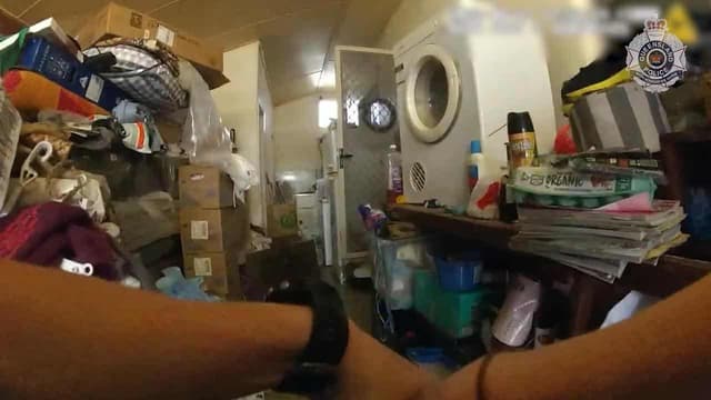 Footage released in probe of 'malnourished' man's death