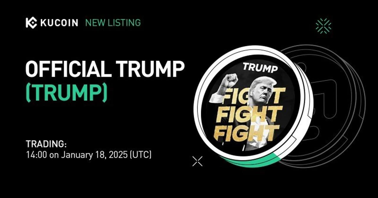 KuCoin Launches Official Trump Token on Spot Trading Platform