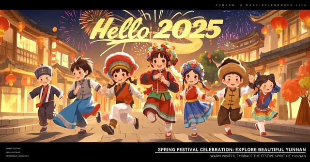 The Spring Festival Celebration: Explore Beautiful Yunnan