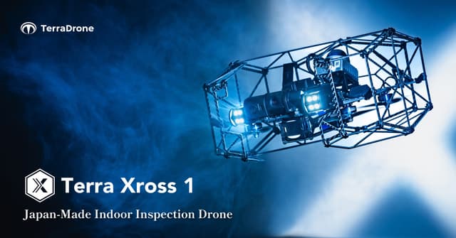 Terra Drone Launches Japan-Made Indoor Inspection Drone "Terra Xross 1"