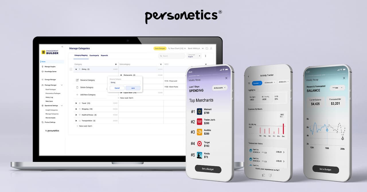 Personetics' New Features Give Banks More Ways to Monetize Customer Wellness