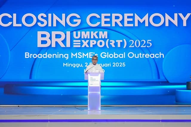 BRI UMKM EXPO(RT) 2025 Officially Concludes, Attracting Over 63,000 Visitors and Securing USD 90.6 Million in Export Contracts