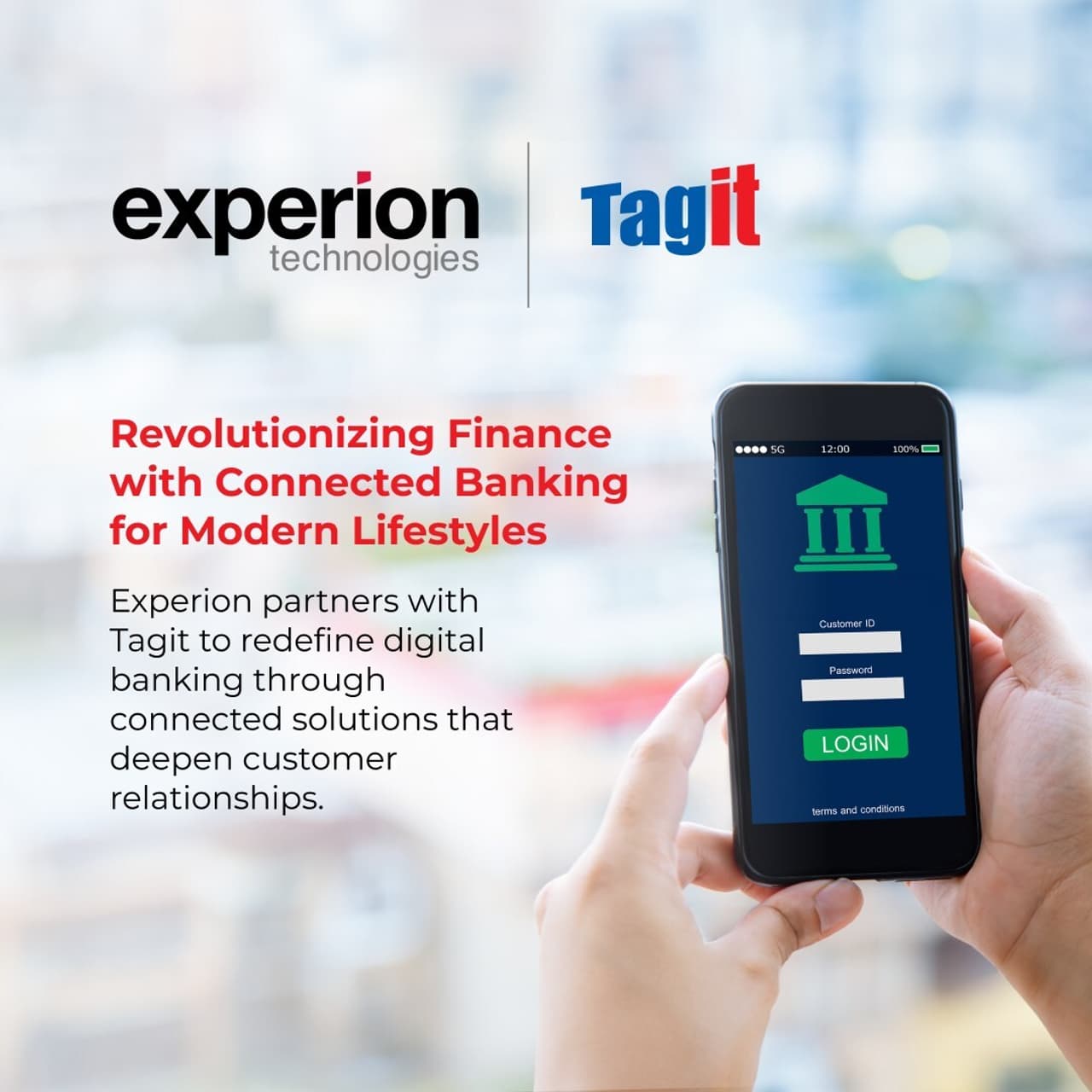 Experion Technologies and Tagit Join Forces to Transform Digital Banking Solutions