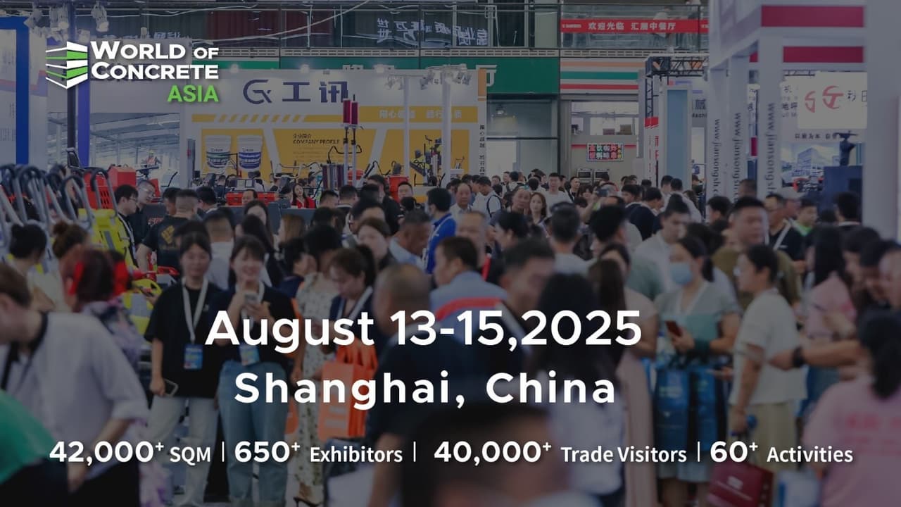 World of Concrete Asia 2025 - The Leading One-Stop Concrete, Flooring & Mortar Trade Platform in China
