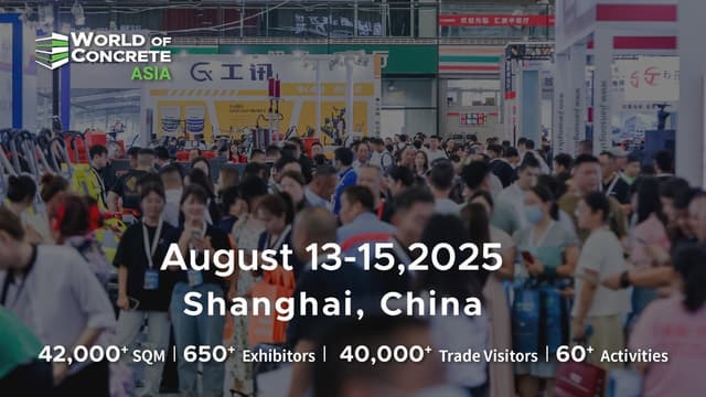 World of Concrete Asia 2025 - The Leading One-Stop Concrete, Flooring & Mortar Trade Platform in China