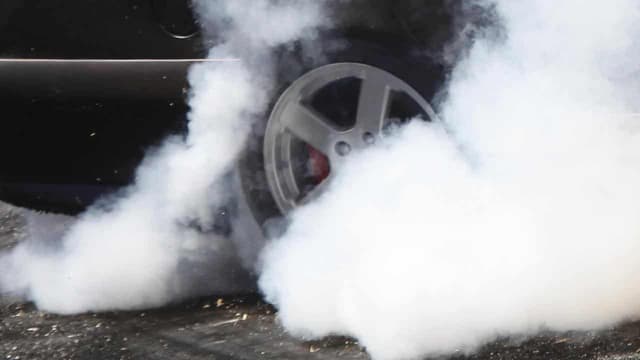 Children among seven injured as burnout goes wrong