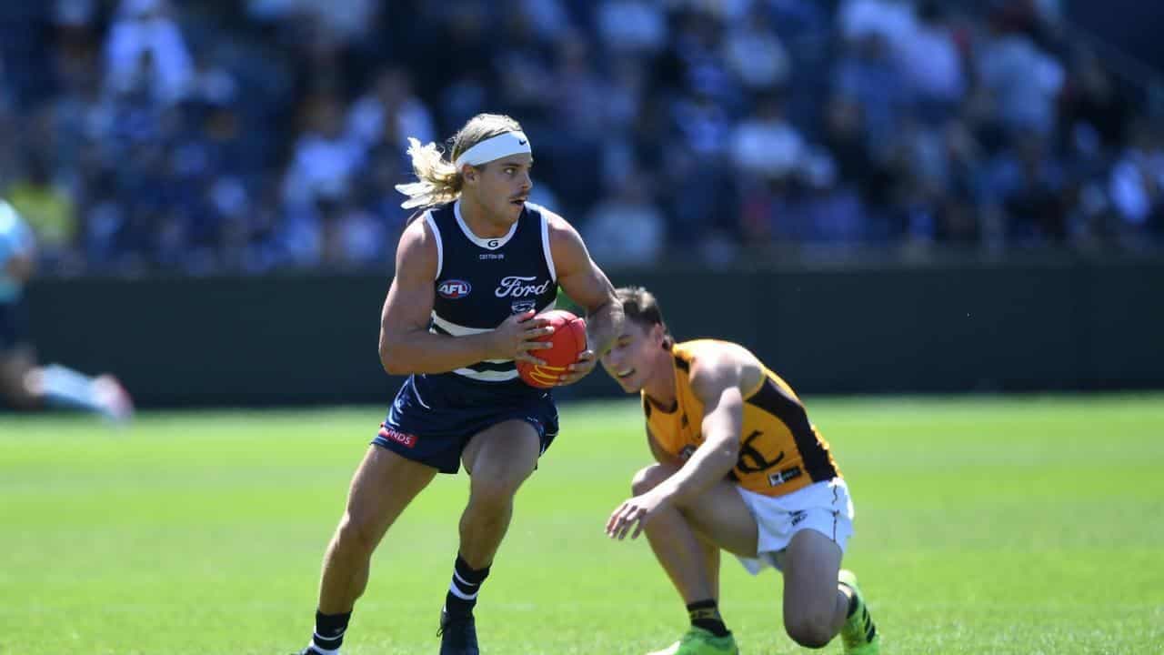 Boom AFL recruit Smith shines in first Cats hit-out
