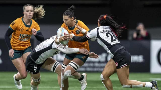 Australia's women bounce back to book sevens semi berth
