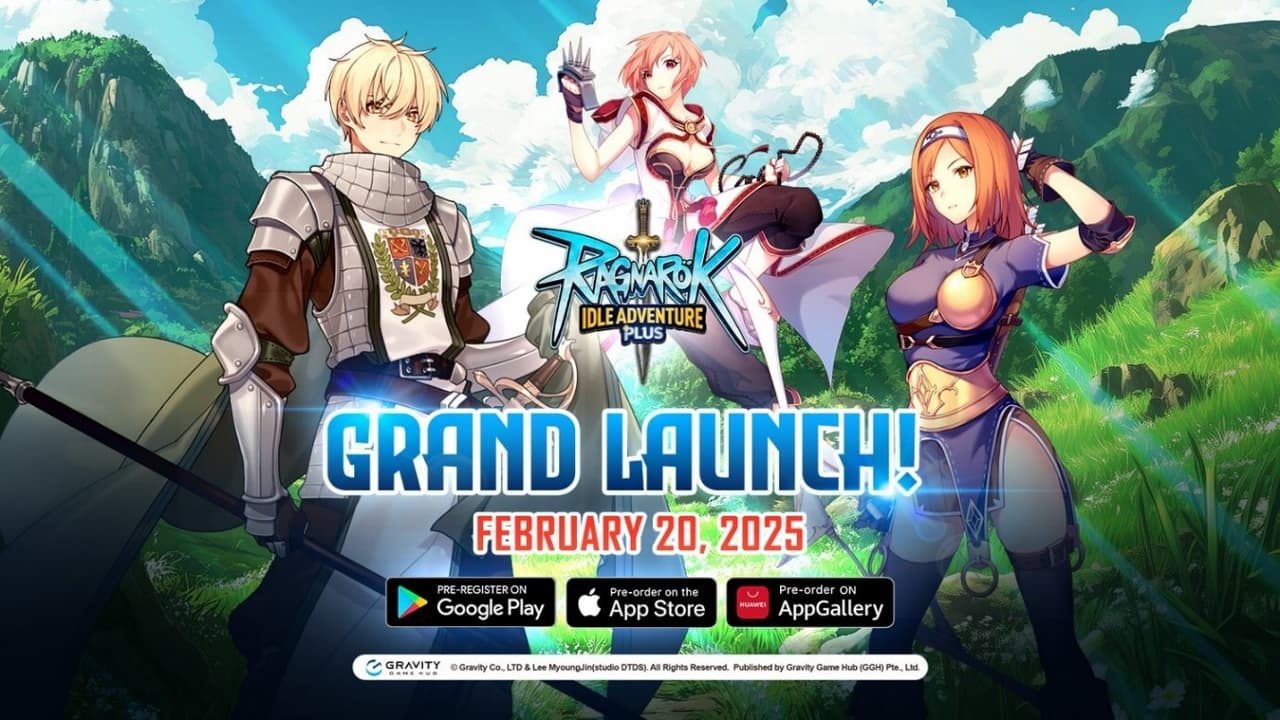 GRAVITY GAME HUB ANNOUNCED THE GRAND LAUNCH OF RAGNAROK IDLE ADVENTURE PLUS