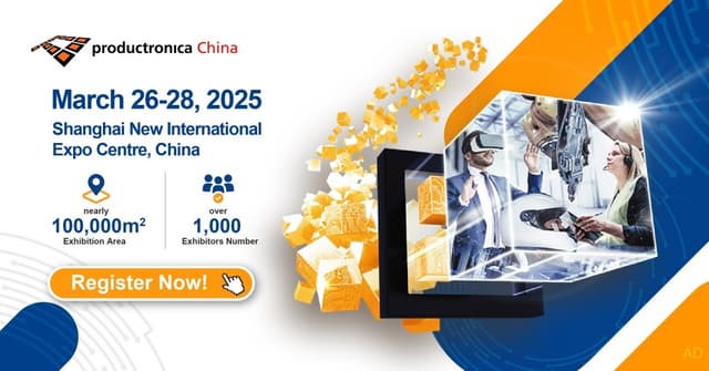 Visitor pre-registration is opening now for productronica China 2025 in March