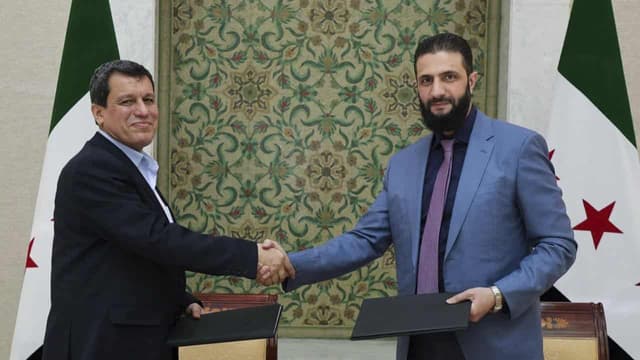 Syria's president signs deal with Kurdish-led SDF