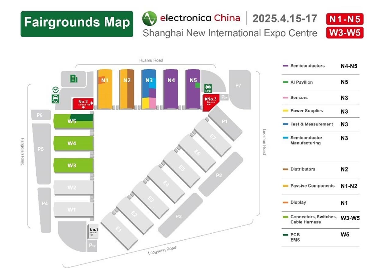 electronica China 2025: High-quality Chinese and International Companies Gather at this Can't-miss Electronics Event with 100,000 Square Meters!