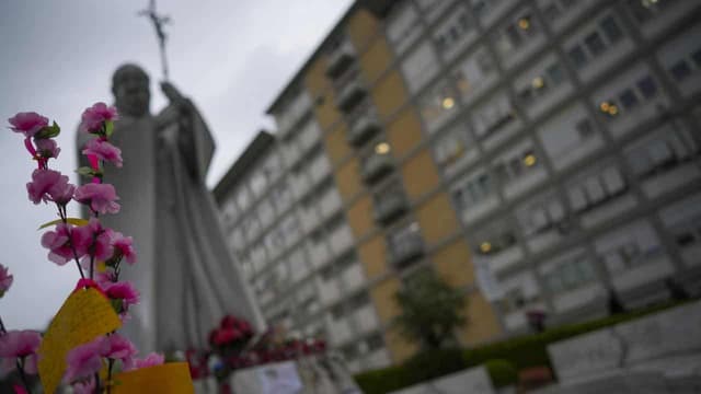 Pope marks 12th anniversary of papacy in hospital