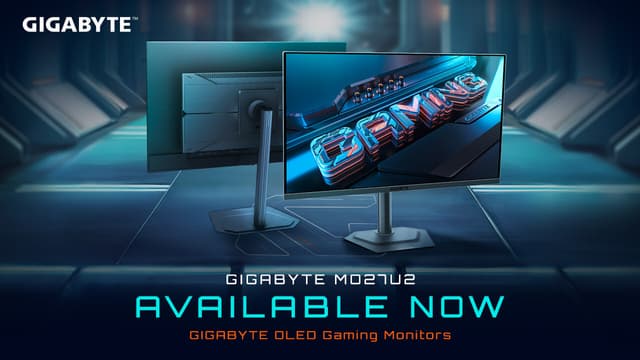 GIGABYTE MO27U2 4K 240Hz QD-OLED Gaming Monitor Hits the Market