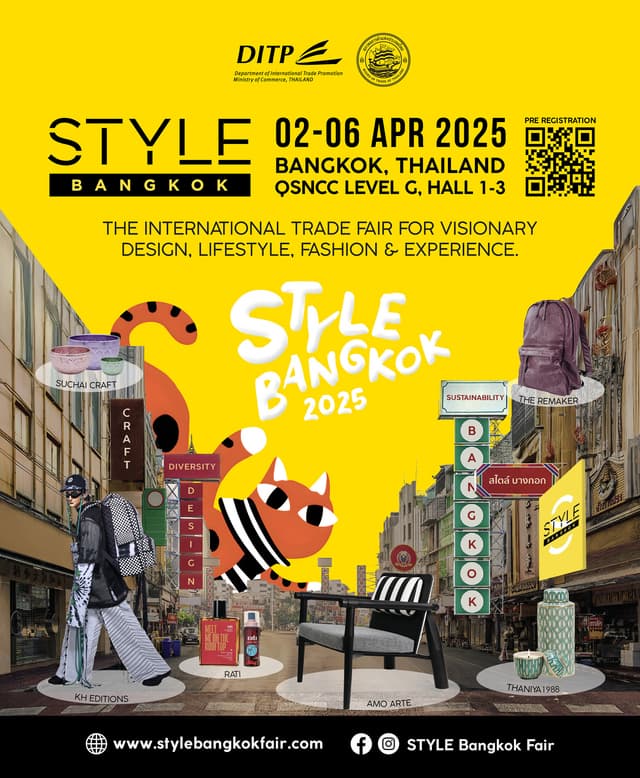 STYLE Bangkok 2025 to Showcase Grand Potential of Thailand's Lifestyle and Fashion Industries