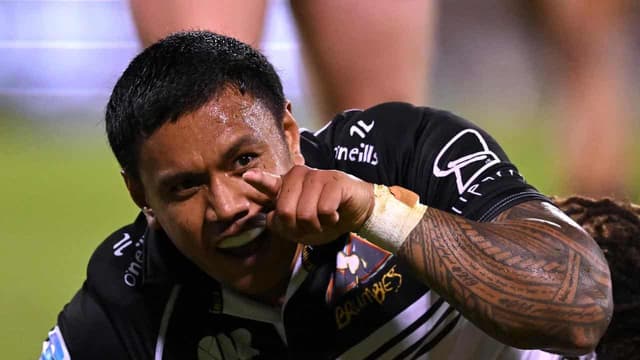 Brumbies keep Drua at bay through Ikitau hat-trick