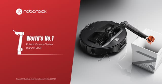 Roborock Remains the #1 top selling Robot Vacuum Cleaner Brand globally in 2024