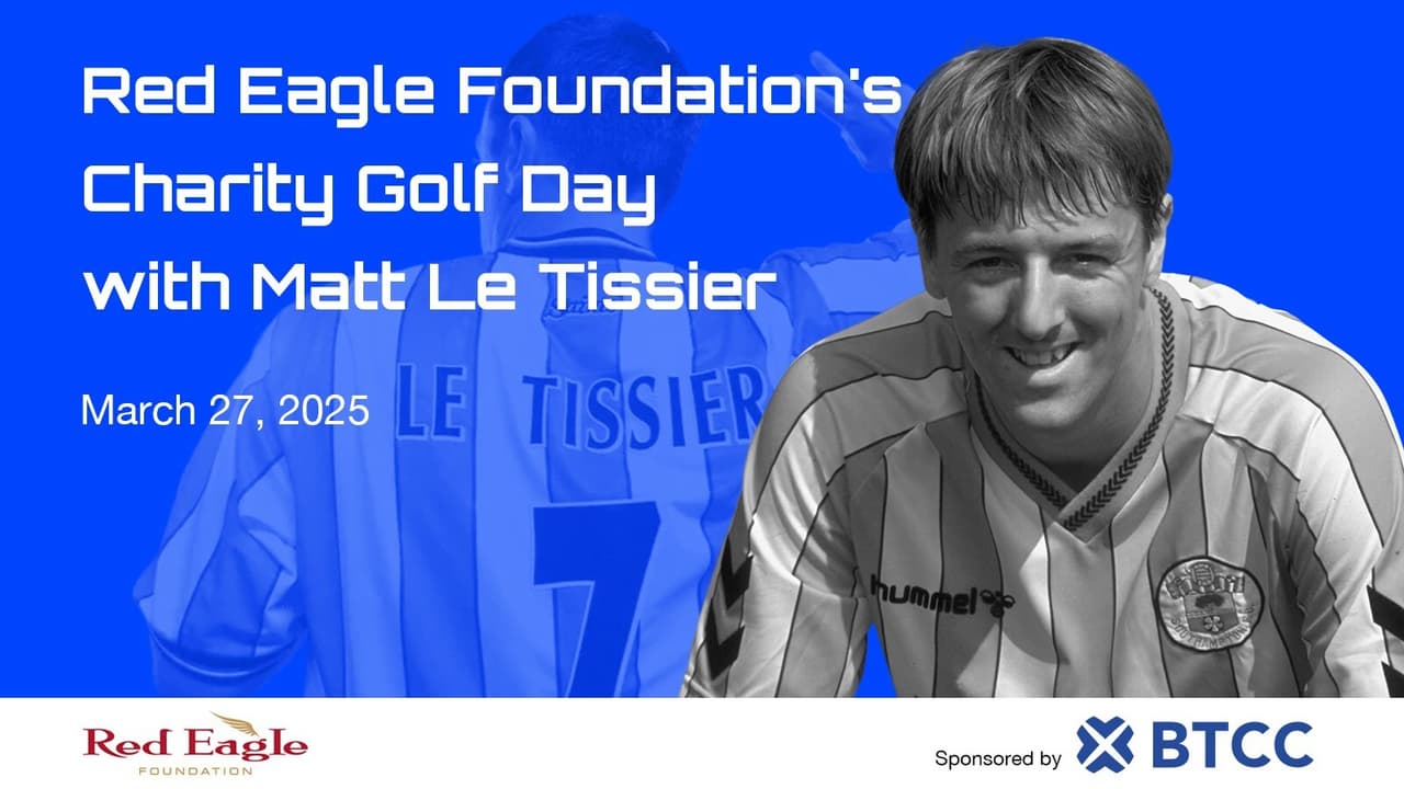 BTCC Exchange Named Headline Sponsor of Red Eagle Foundation's Charity Golf Day Featuring Matt Le Tissier