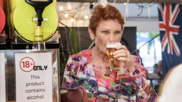 Pauline Hanson eyes cuts on grog tax, climate spending