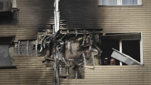 Russian drones hit Kyiv on eve of ceasefire talks